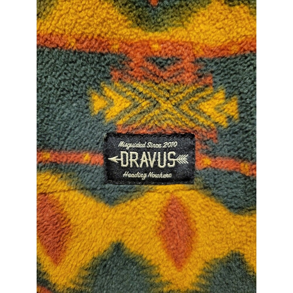 Dravus Aztec Tribal Hoodie Fleece Pullover Southwestern Men’s Size Medium West
